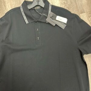 Versace men polo black